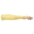 Kevlar® Cut Resistant Sleeve with Thumbslot, Thermal Protection, Sold By Each, Yellow - GPS Gloves