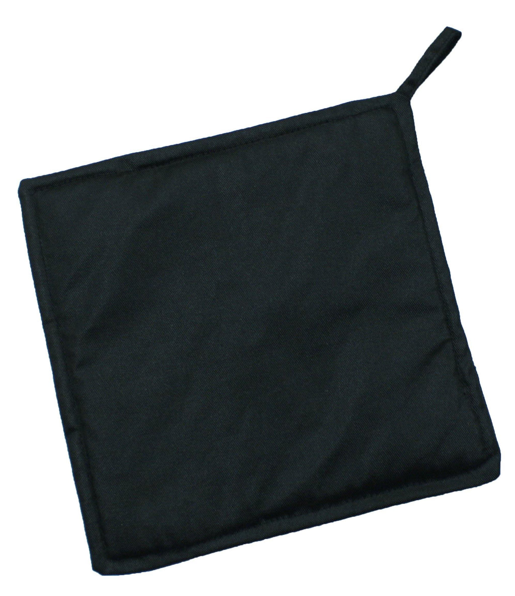 OvenGuard Hot Pad 8" x 8", Burn and Steam Protection, 500 Degree Temp Rating, Hang Up Loop, Black - GPS Gloves