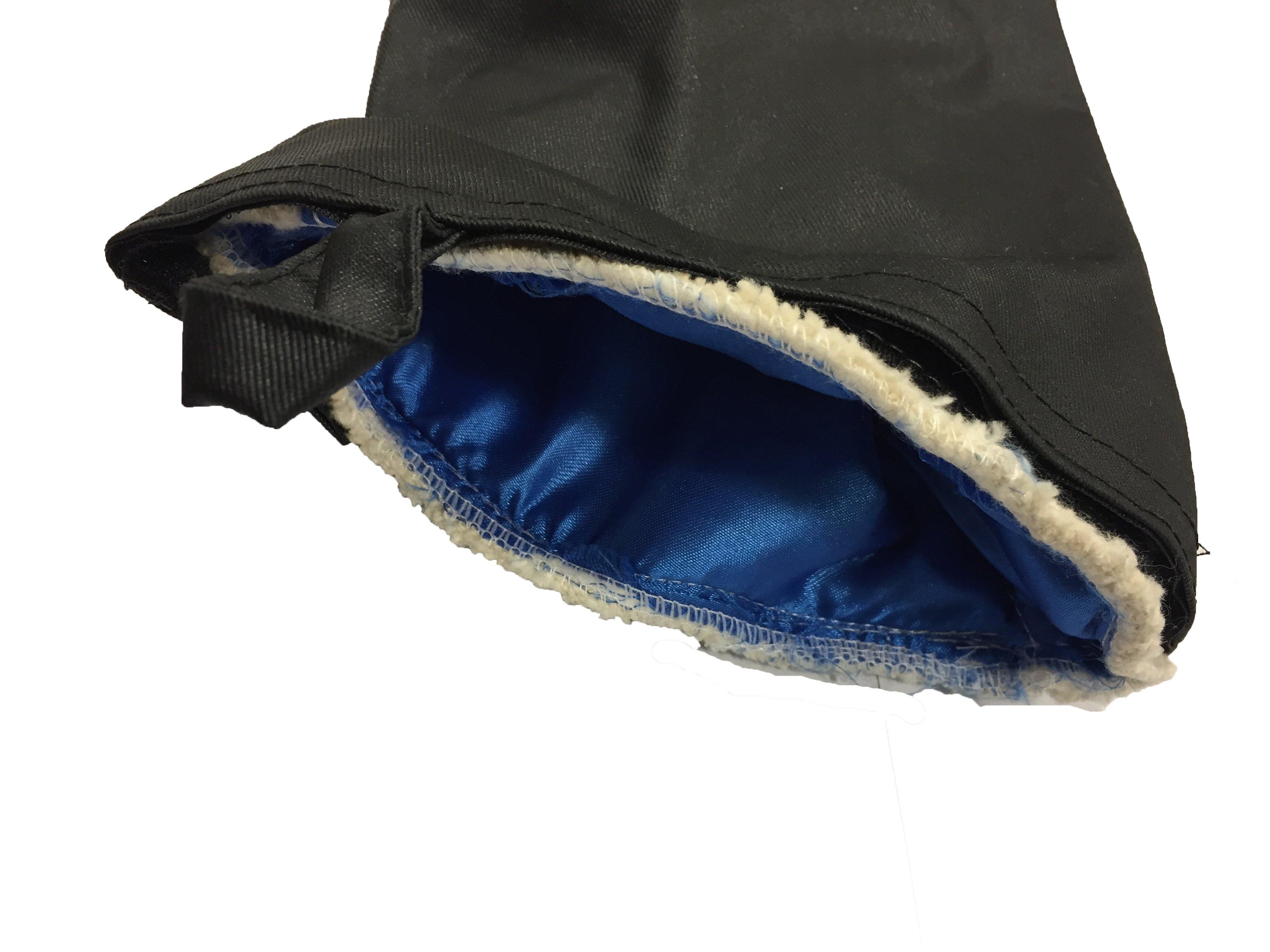 OvenGuard 18" Oven Mitts, Burn & Steam Protection, 500 Degree Temp Rating, Black - GPS Gloves