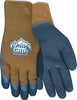 Chilly Grip A315 Black/Brown Acrylic Full Fingered Work & General Purpose Gloves - Rubber Foam Coating, Sizes M-XL, Sold by Pair