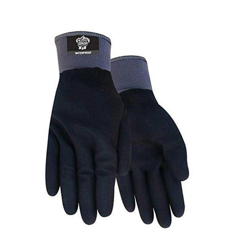 Chilly Grip Waterproof Dip Gloves, Thermal Knit Liner, Black & Grey, Sizes S-XXL