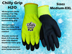 Chilly Grip H2O Waterproof Thermal Lined, Hi-Vis Gloves, Sizes M-XXL - GPS Gloves