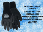Red Steer Chilly Grip A328 Water Resistant Thermal Lined 3/4 Dip Rubber Palm, Sizes S-XXL, Sold By Pair - GPS Gloves