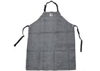 Black Rubber Apron Mid-Weight 42", Food Service Safety - GPS Gloves