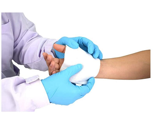 Blue Nitrile Disposable Gloves - 100 Pack - Powder Free Gloves – 4 Mil Thickness - Sizes M-L - GPS Gloves