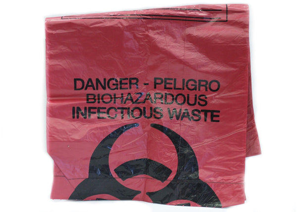 Biohazard Bags - Red - 2/Unit