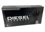 The Diesel Standard Powder Free Nitrile Disposable Gloves, 3.5 Mil, 100 Gloves Per Box, Sizes M-XXL - GPS Gloves