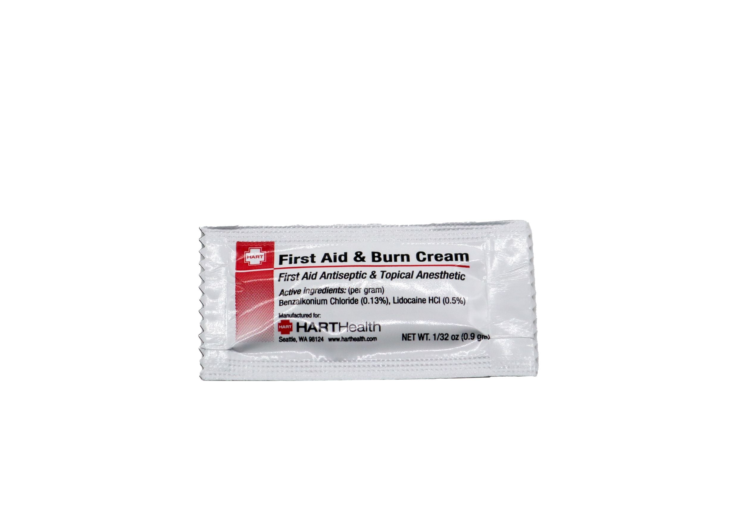 First Aid & Burn Cream, .09 Gram, 20 Packs Per Bag - GPS Gloves