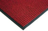 3'X 5' Vertical Rib Red Carpet Mat, Slip Resistant, Vinyl Backing, Made in The USA