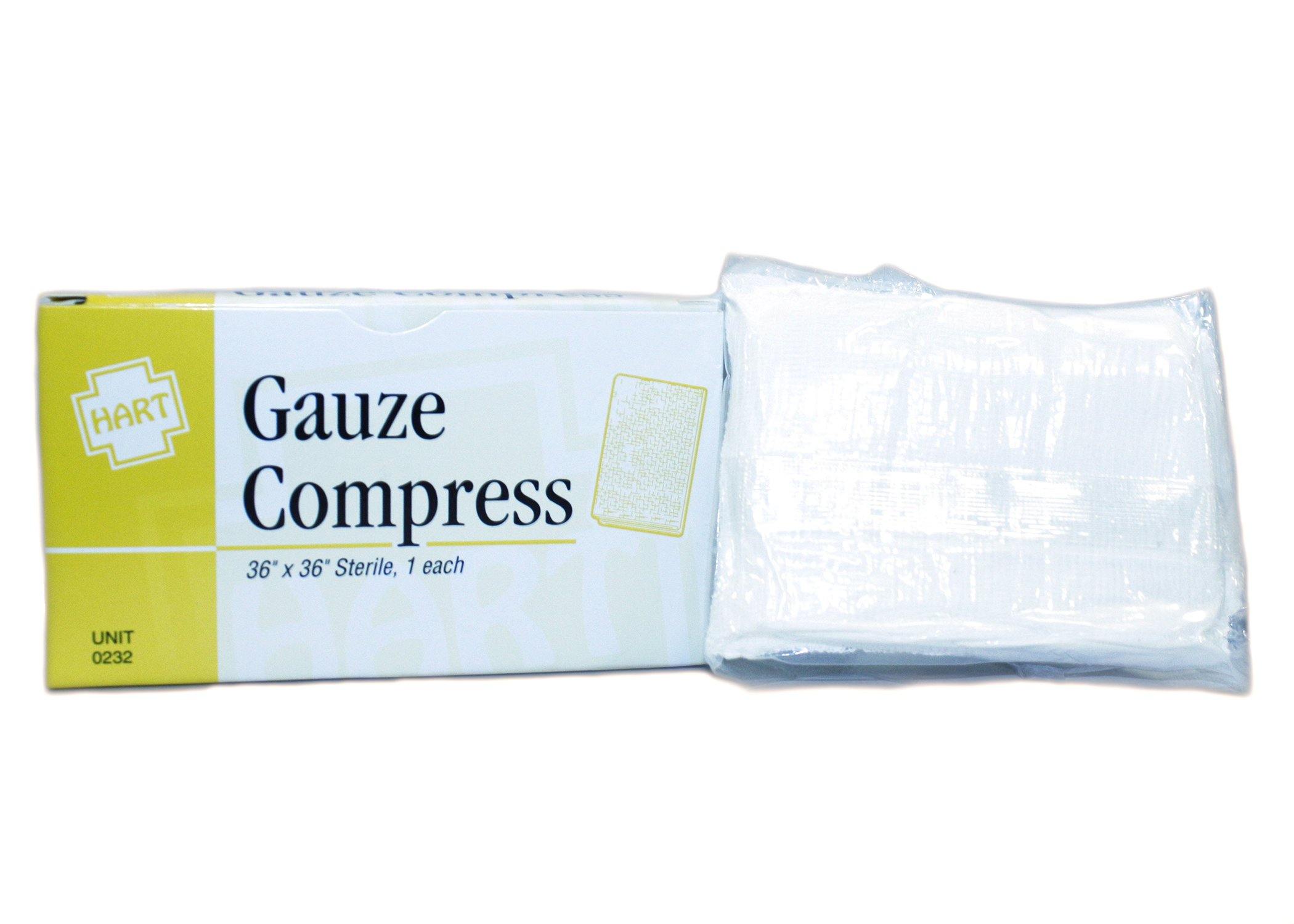 Sterile Gauze Compress, 36" x 36", Sold By Each - GPS Gloves