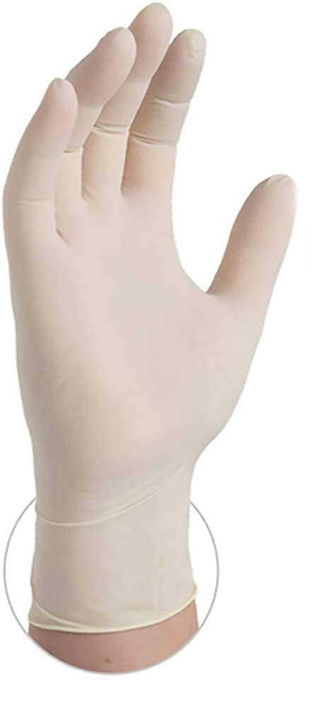 Latex Exam Powder Free Disposable Gloves, 100 Per Box, 10 Boxes Per Case - GPS Gloves