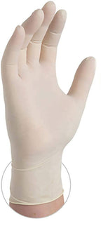 Latex Exam Powder Free Disposable Gloves, 100 Per Box, 10 Boxes Per Case - GPS Gloves