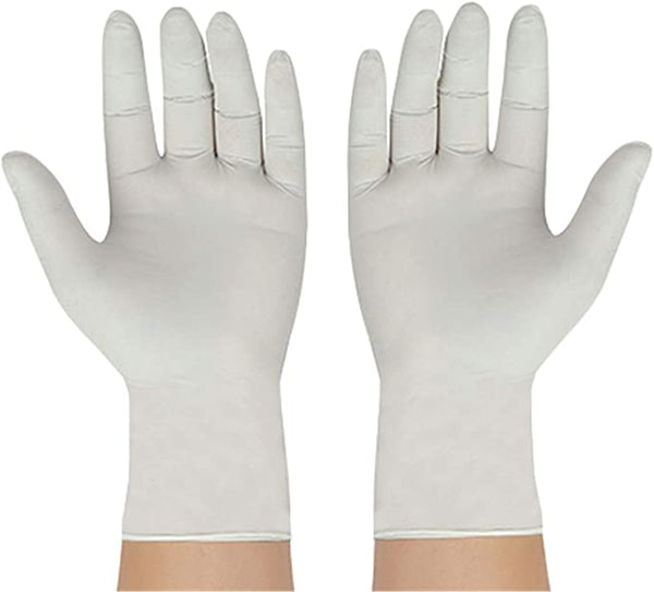 Latex Exam Powder Free Disposable Gloves, 100 Per Box, 10 Boxes Per Case