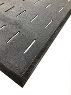 Slip Shield Mat, Slip Resistant Floor Mat, 3' x 5', Commercial Kitchen Grade Nitrile Rubber, Antimicrobial, Grit Top, Drainage Slots, Lightweight, Low Profile, Sold by Each - GPS Gloves