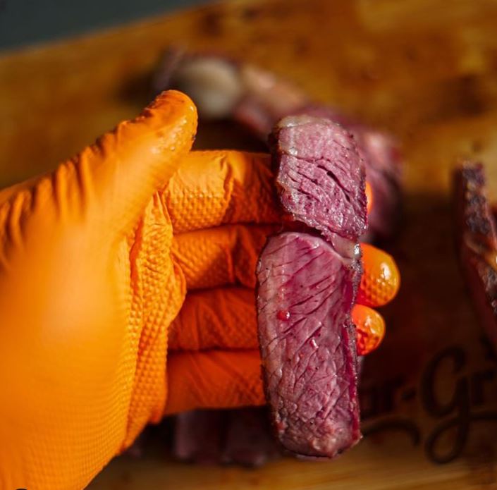 The Orange Diesel, Powder Free Nitrile Disposable Gloves, 6 Mil, Sizes M-XXL - GPS Gloves