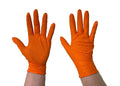 The Orange Diesel, Powder Free Nitrile Disposable Gloves, 6 Mil, Sizes M-XXL - GPS Gloves