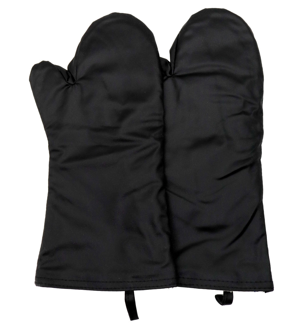 OvenGuard 18" Oven Mitts, Burn & Steam Protection, 500 Degree Temp Rating, Black - GPS Gloves