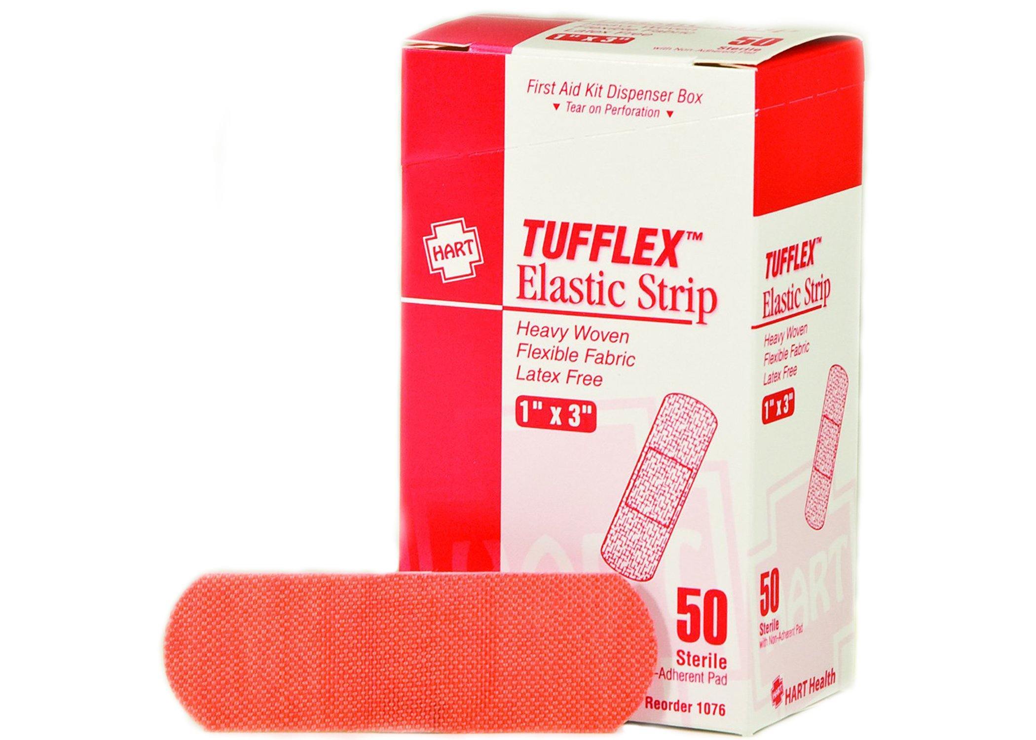 Dura-Strip Bandage Heavy Woven 1" x 3" Brown - 50/Box - GPS Gloves