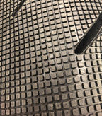 Slip Shield Mat, Slip Resistant Floor Mat, 3' x 5', Commercial Kitchen Grade Nitrile Rubber, Antimicrobial, Grit Top, Drainage Slots, Lightweight, Low Profile, Sold by Each - GPS Gloves